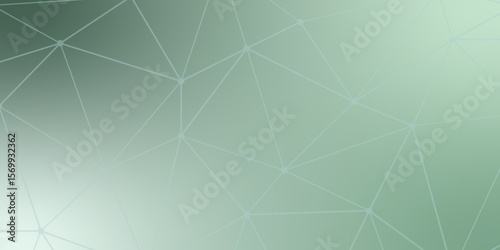 The background features a modern Big Data Visualization. Medical, technology, science background. Low poly gradient shapes luxury gold platinum lines vector. Futuristic science technology hi tech