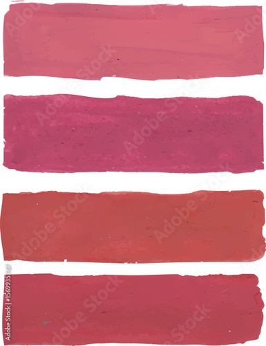 Lipstick Swatches A Palette of Pink and Red Lip Colors