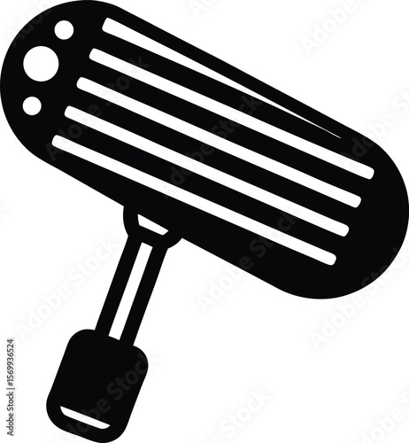 pedal reflector on white background.eps