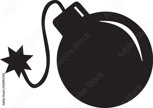 Print Classic Bomb Icon