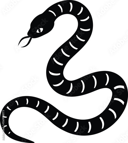 rattlesnake rattle segment on white background.eps