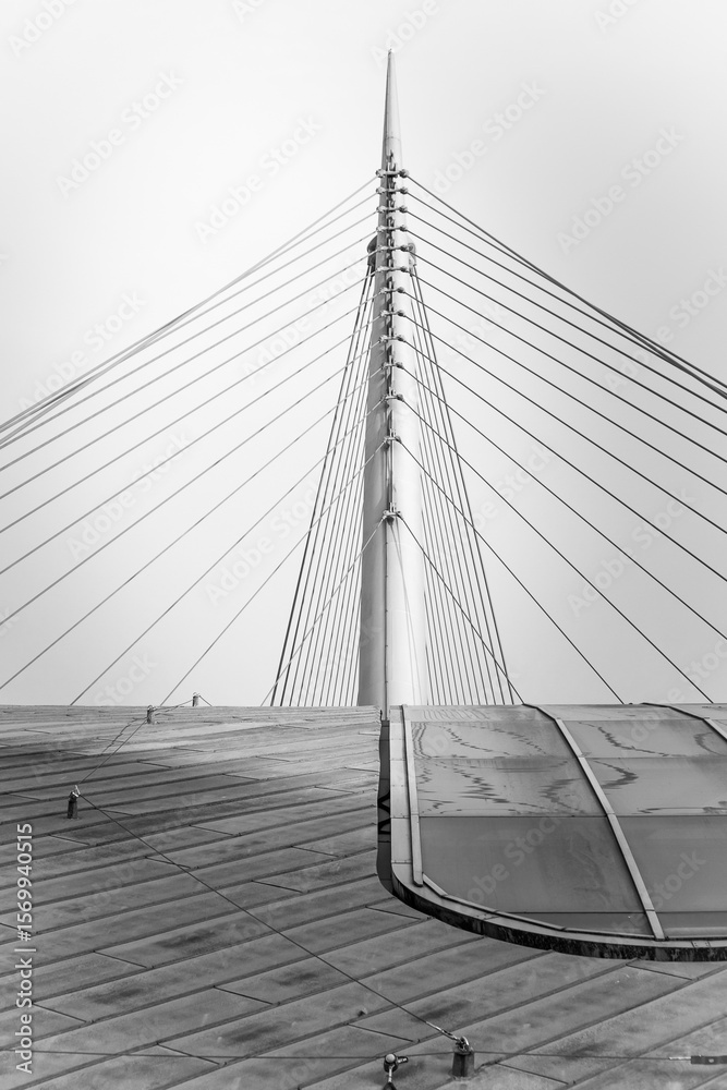 Obraz premium Architectural susupension building