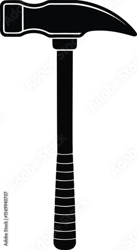 silversmith s hammer on white background.eps
