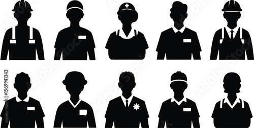  Professional Uniforms and Workwear Silhouettes