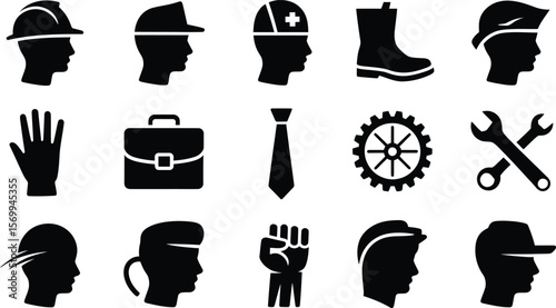 Professional and Labor Icons
