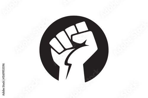Powerful Fist Symbol: Unity and Strength Icon