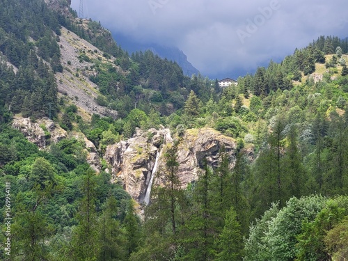 Cascade du Ray, commune de Belvédère,  Parc National du Mercantour, Alpes Maritime, France