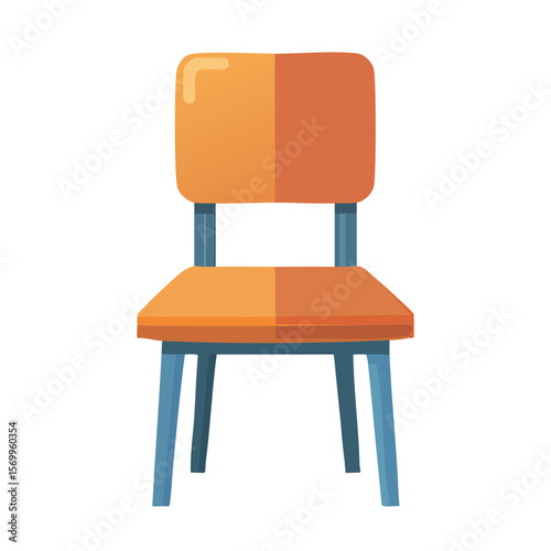 Chair Furniture Icon Isolated on a Transparent Background