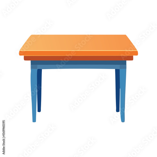Table Furniture Icon Isolated on a Transparent Background