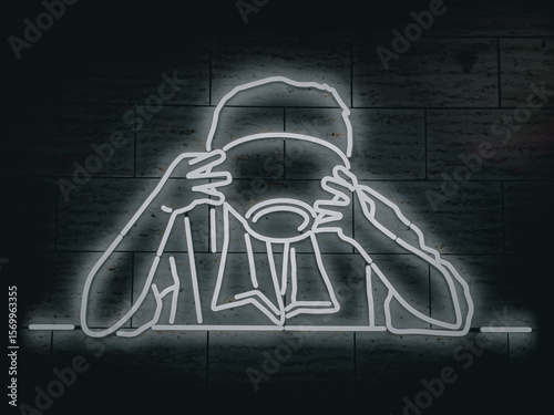 Neon Slurp – Glowing Homage to a Perfect Meal