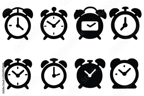 Alarm clocks time measurement timepiece analog clock