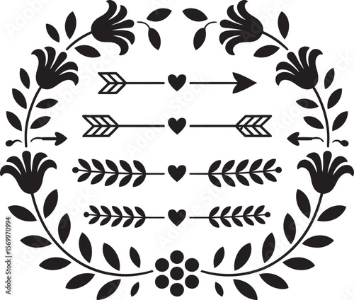 floral design element