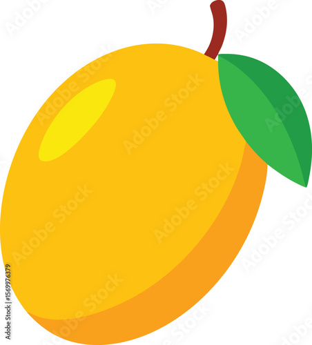 Tropical Mango Delights: A vibrant mango, radiating the essence of a tropical paradise. a feast for the eyes, inviting a taste of pure, sun-kissed flavor