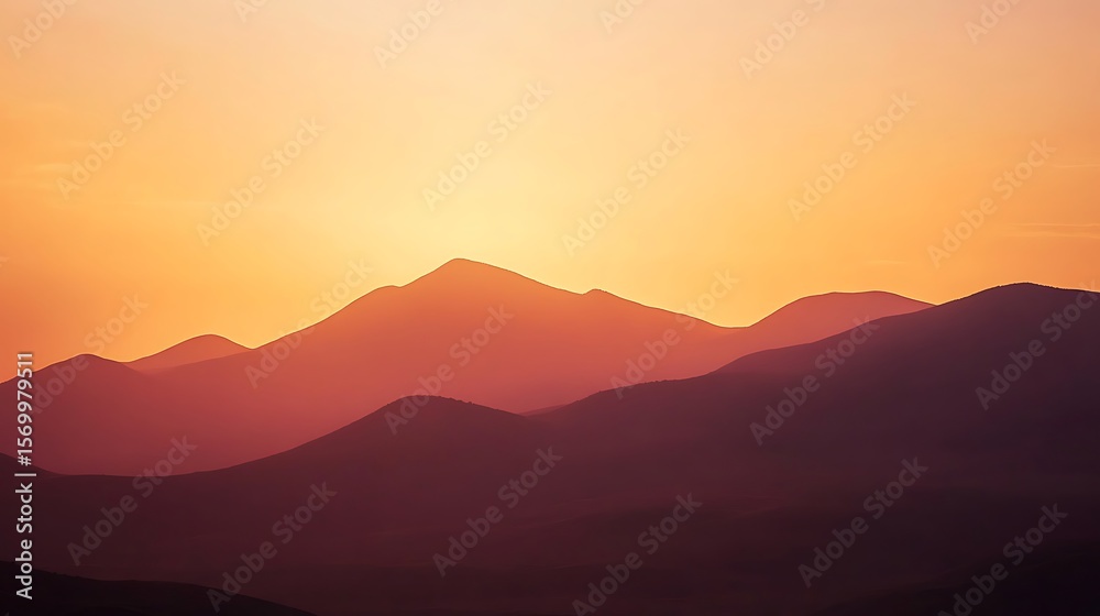 Obraz premium Harsh desert elements with dust cloud sweeping across open plain high resolution picture