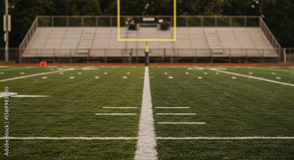 Fototapeta premium American Football Field Goalpost - Authenticity