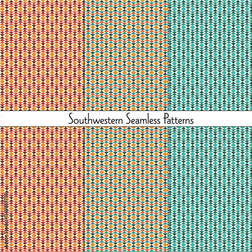 Small Southwestern Seamless Patterns
