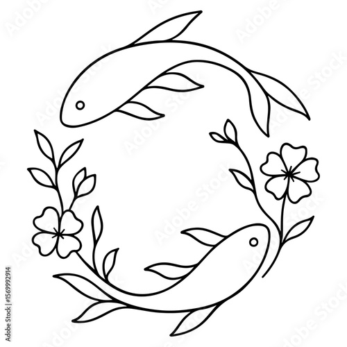 vector illustration of a flower