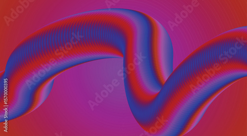 Blend 3D Fluid Background Purple Colorful Gradient Abstract Smooth Design Vector Illustration