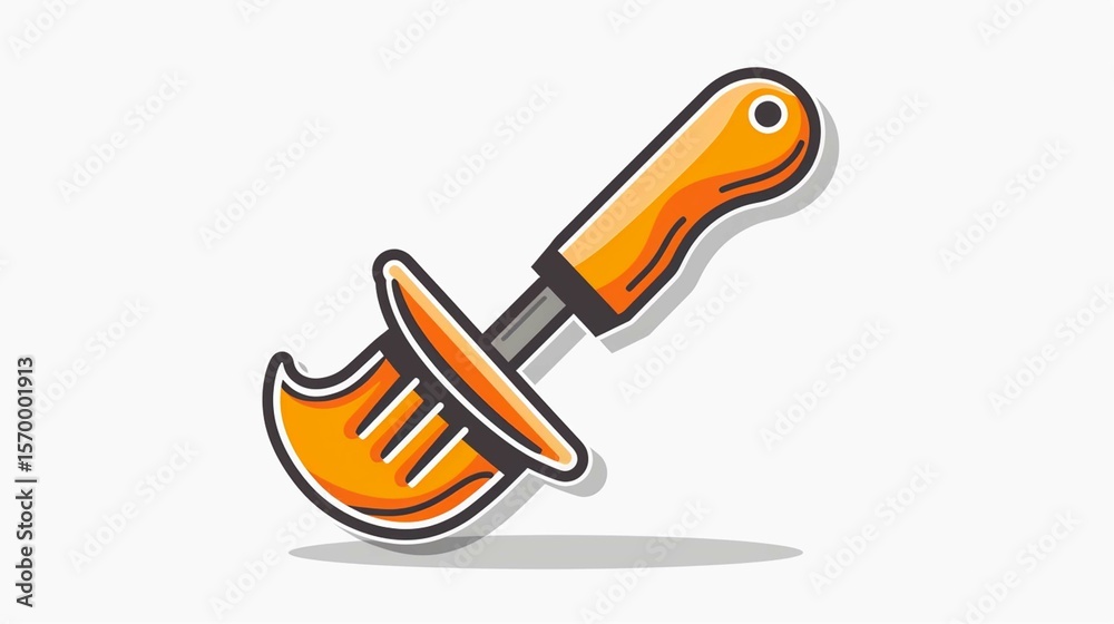 Obraz premium Vector icon of a peeler