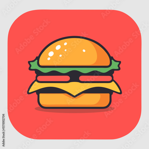 Classic cheeseburger. Fast  food favorite or restaurant menu item