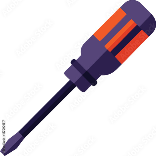 Screwdriver: A simple illustration of a screwdriver.