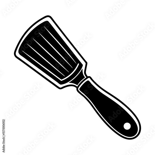 Kitchen utensil spatula cooking food preparation equipment tool silhouette