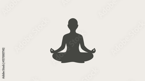 Serene Man in Eka Pada Rajakapotasana Yoga Pose: Find inner peace and balance through mindful       