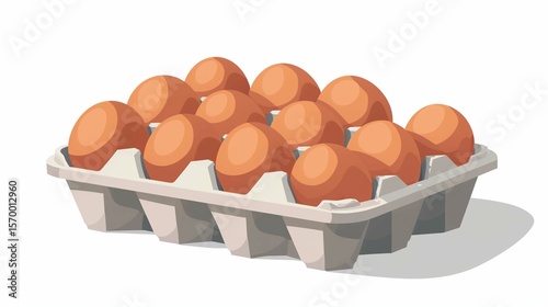 Vector icon of eggs
