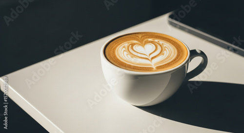Best latte art coffee cup cafe drink cappuccino espresso heart foam beverage delicious caffeine morning break