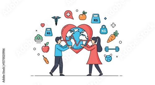 A balanced approach to global health and wellness promoting healthy lifestyles and community well-being for everyone