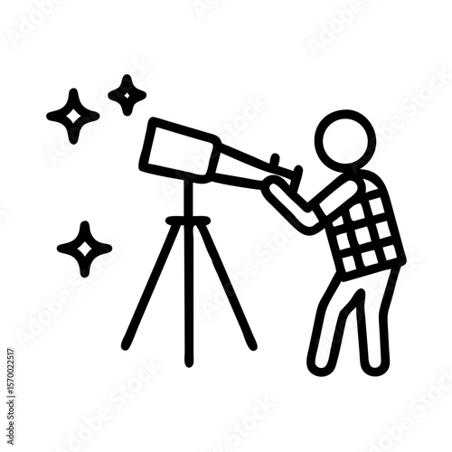 Black silhouette design suitable for creating 3d augmented reality representations offering dynamic visual aid for presentations and conceptual illustration.