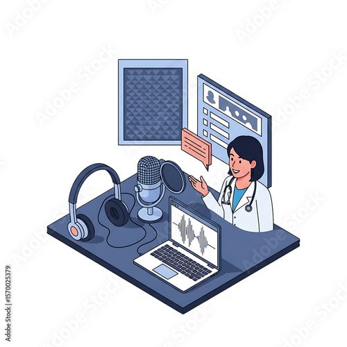 Scientist conducting digital research in lab.