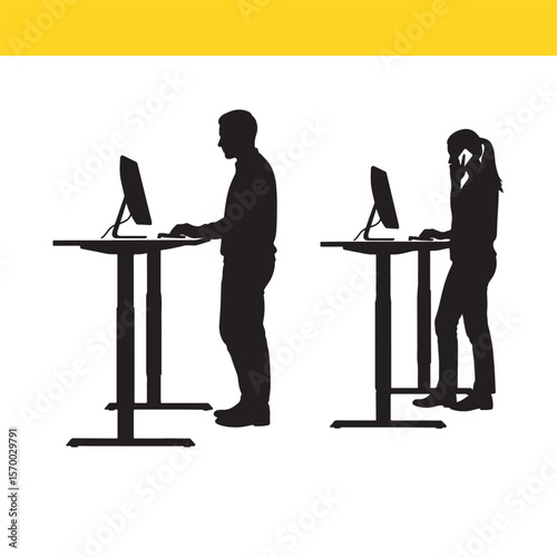 Ergonomic Standing Desk Improve Posture and Well-being at Work