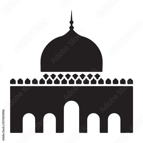 taj mahal vector illustration