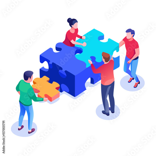 Teamwork Solving Puzzles Together  Collaboration and Success