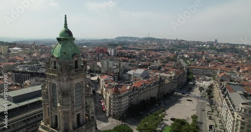 Building Camara Municipal Do Porto and Aliados Avenue, Portugal