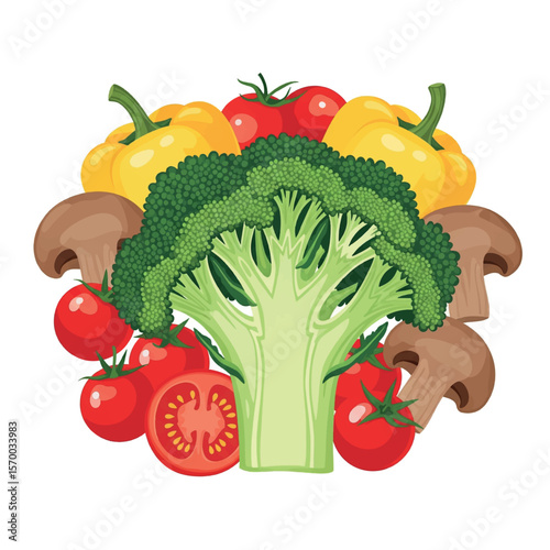 food, avocado, drawing, illustration, fresh, organic, vector, vegetarian, design, nature, green, vegetable, isolated, fruit, healthy, cartoon, background, vegan, art, health, diet, natural, half, 