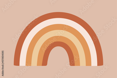 Boho Rainbow in Soft Terracotta for Nursery