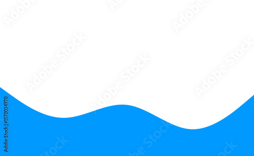 Blue Wave Abstract Background – Minimal Vector Design for Web and Branding