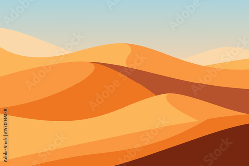 Desert Dunes Photography with Grainy Texture