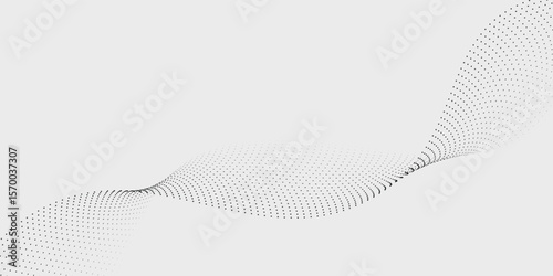 Abstract Waveform of Dotted Lines