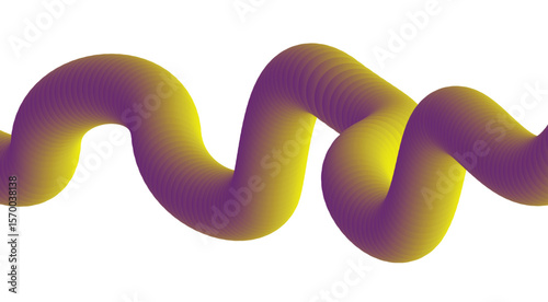 3D Blend Fluid Design Gradient Colors Background Abstract Vector Illustration