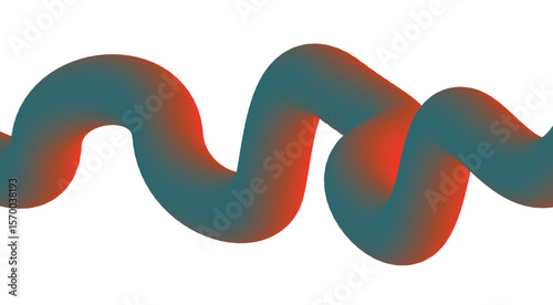 3D Blend Fluid Design Gradient Color Background Abstract Vector Illustration