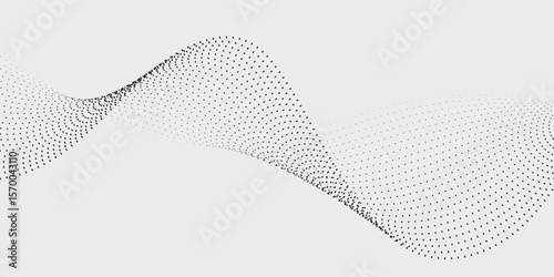 Abstract Waveform of Dotted Lines