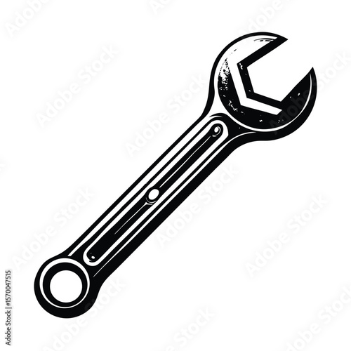 Open end spanner wrench tool metal