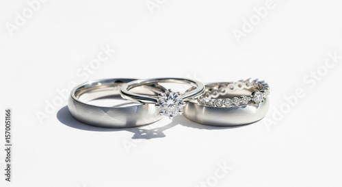 Wallpaper Mural diamond ring with diamonds Torontodigital.ca