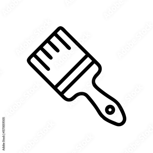 Paintbrush icon for design and creativity