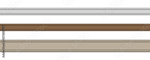 Interior design detail with wooden molding baseboard white beige brown texture trimwork crown molding ceiling wall panel wood trim home decor decorative surface