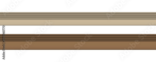 Architectural interior design panel surface with wooden molding baseboard crown molding ceiling wall trim trimwork in brown white beige for elegant home decor