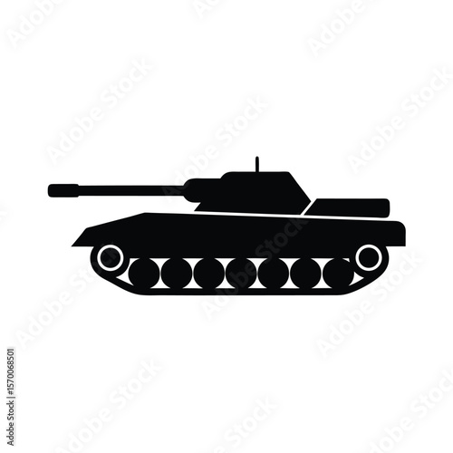classic-tank-silhouette-icon-include-after-on-whit.eps
